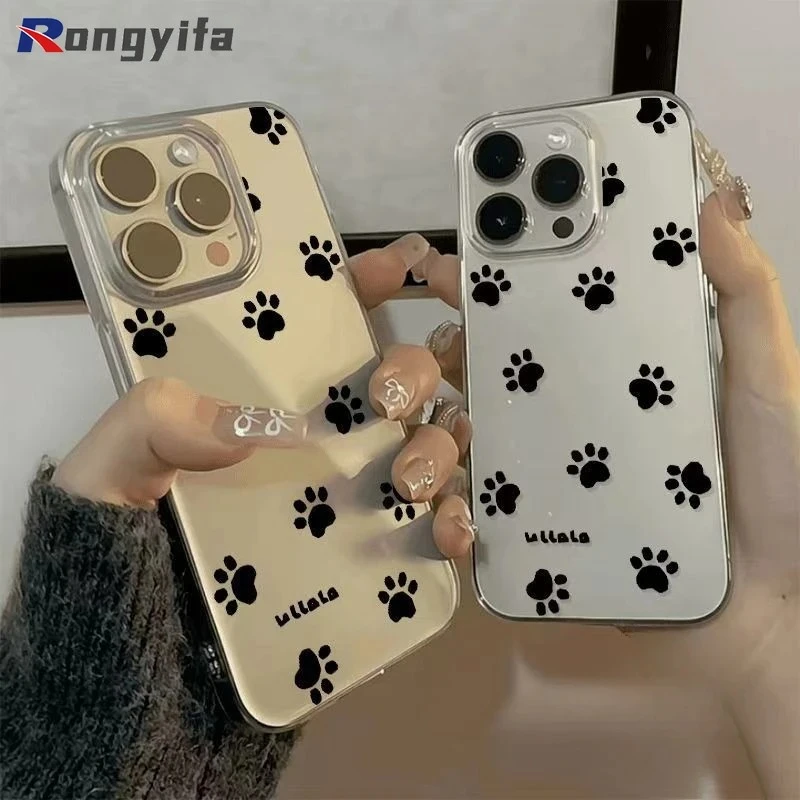

For OPPO Find X8 Pro X7 Ultra X6 X5 X3 X2 Neo Lite Pro Phone Case Cartoon Cat Claw Pattern Transparent Soft Cover