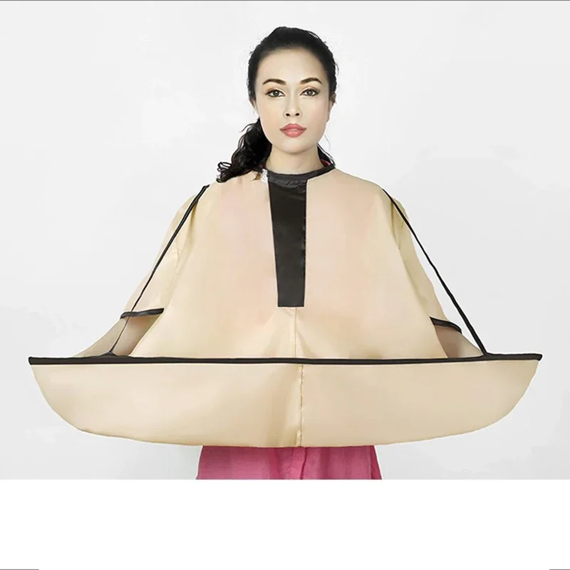 

1PC Waterproof Adult Hair Cutting Cloak Foldable Umbrella Cape Salon Barber Home Hairdressing Cape Cover Cloth
