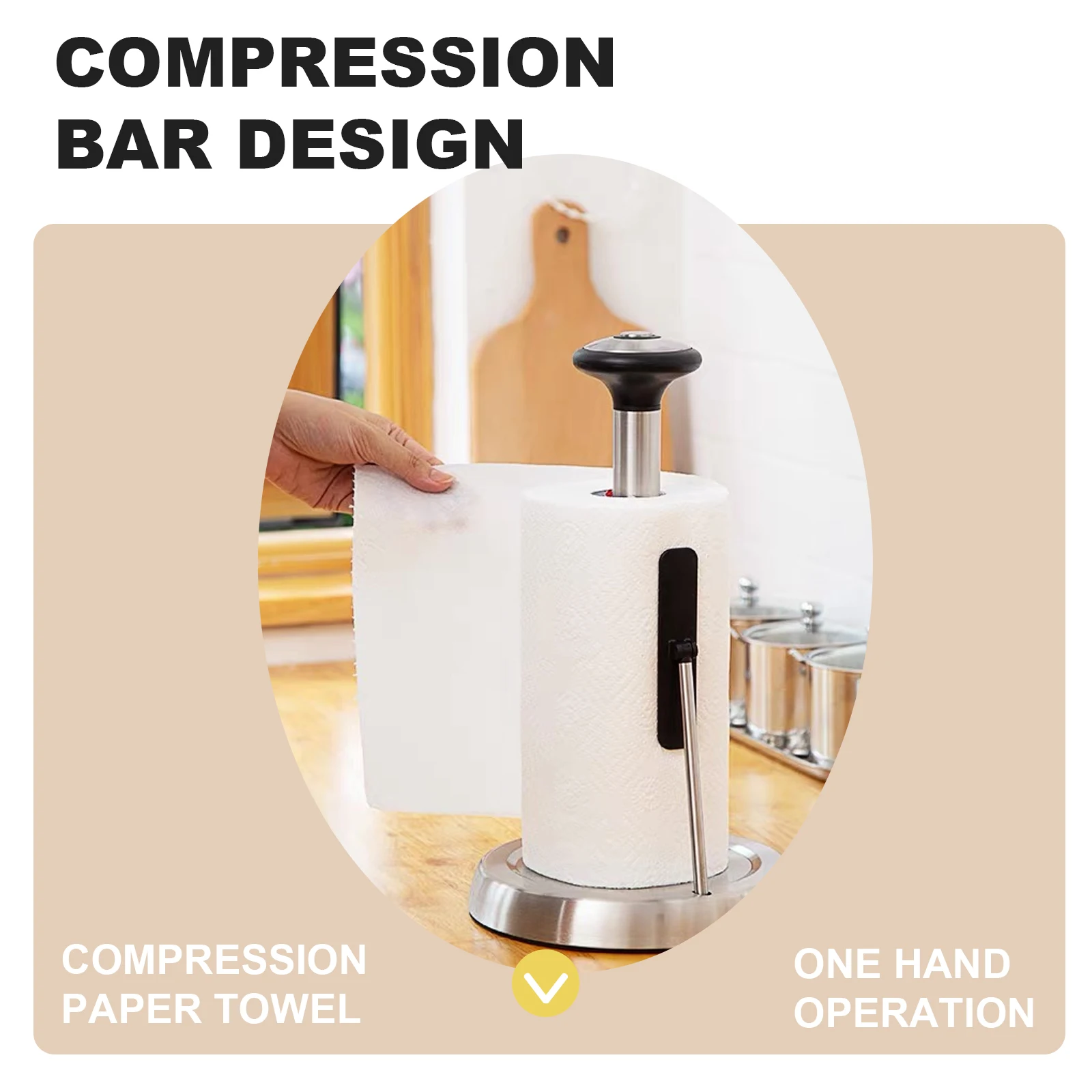 

Paper Towel Holder Napkin Upright Tissue St Home Rack ganizer Stainless Steel Minimalist Practical Long Lasting Bathroom