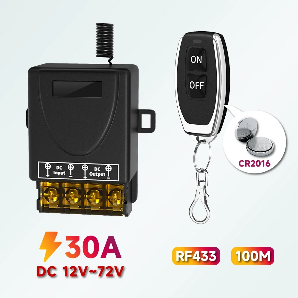 

433Mhz Universal Wireless Remote Control Switch DC 12V 1CH relay Receiver Module RF Transmitter 433 Mhz Remote Controls