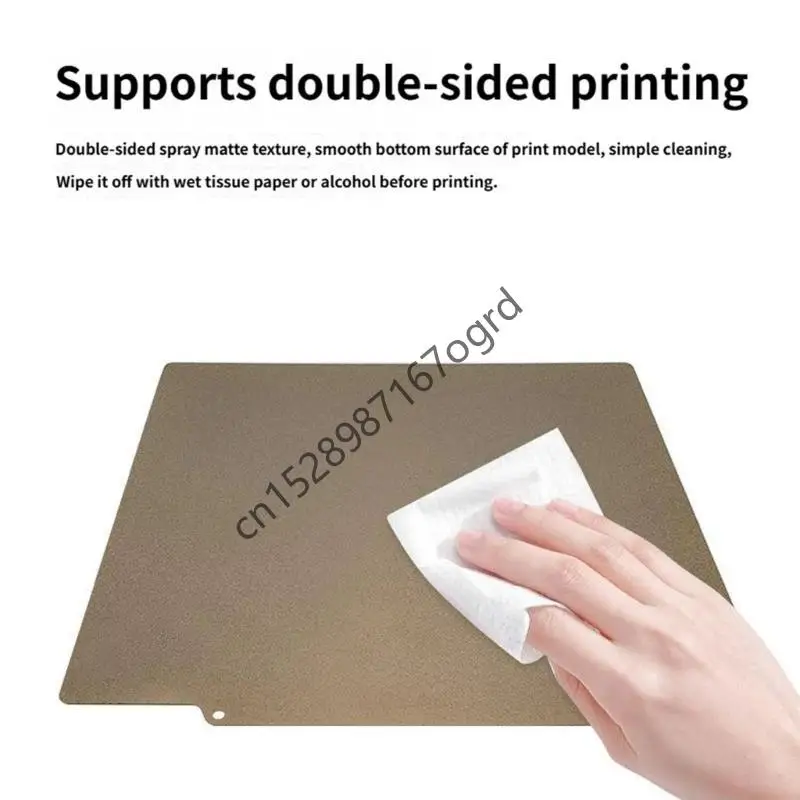 Tall Temperature Resistant Double Partial PEI Varnished Printbed Pliable Steel Sheet 265x280mm Release 634A