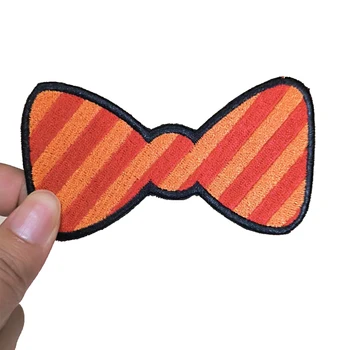 Karnawałowe Kielegat Embleem czerwono-pomarańczowe naszywki na ubrania żelazko na haftowanej naszywce naszywka 076