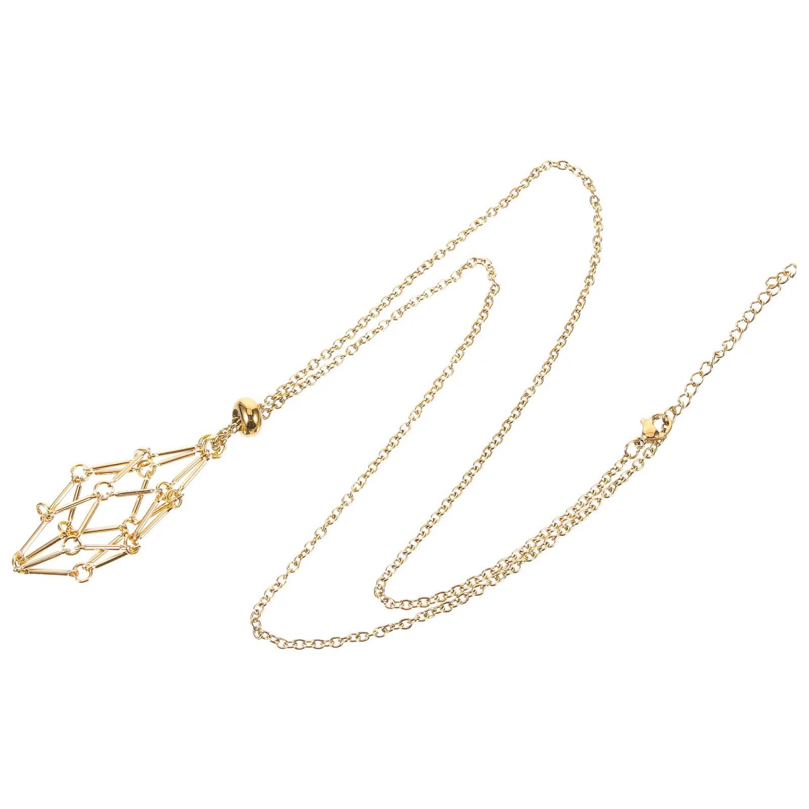 

Медный кулон-держатель для кристаллов, полый держатель для камней, для кристаллических ожерелий, браслетов, подвесок, ювелирных изделий и поделок своими руками