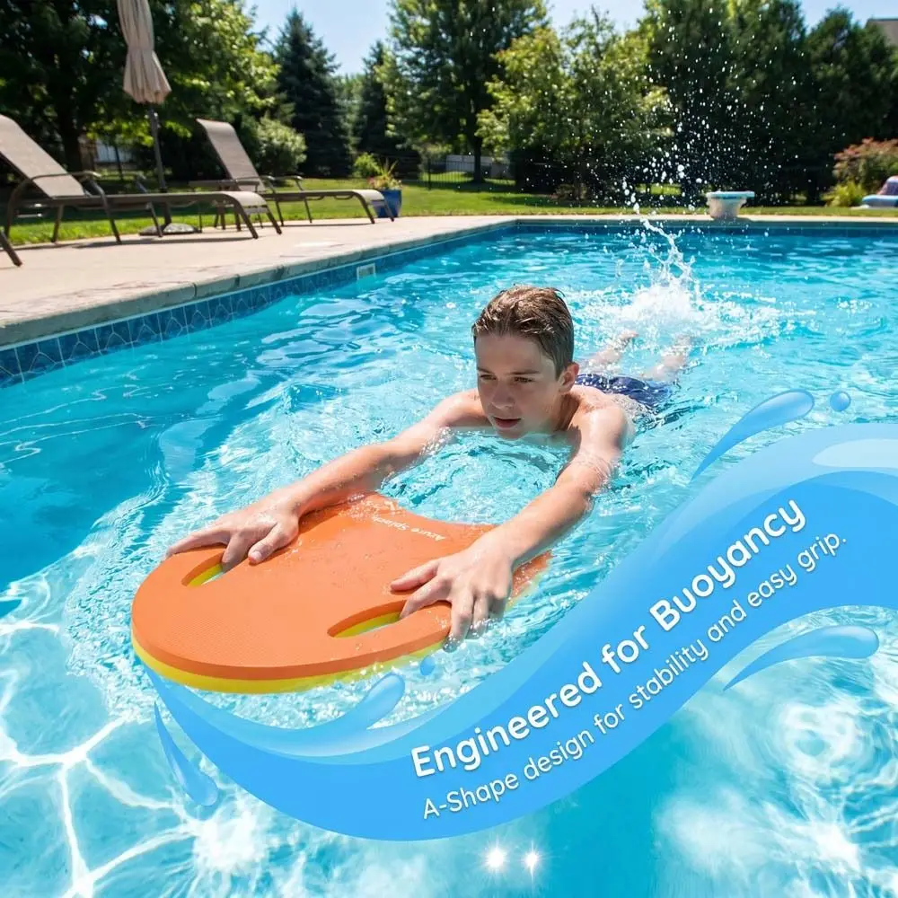 Training Aids Kids Swimming Kickboard Lightweight Floating Plate EVA Swimming Board Easy Learning Funny Cartoon Plate Surf