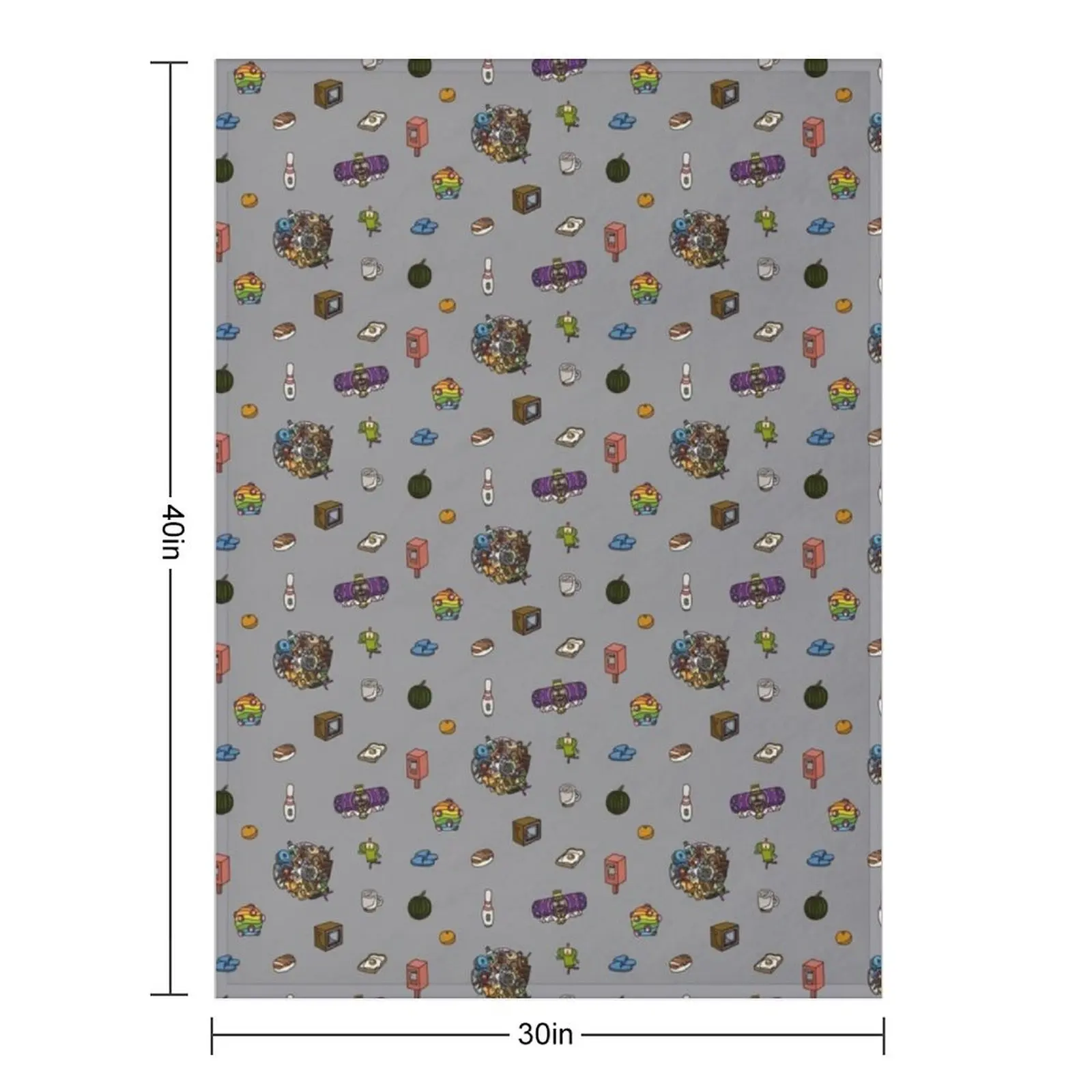 Sticky rolling ball Throw Blanket sofa bed warm winter Polar Custom Blankets