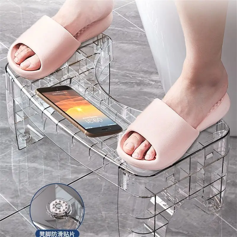 Toilet Footstool Toilet Bathroom Foot Pedal Toilet Stool Large Size Is More Unobstructed and Protects The Intestines