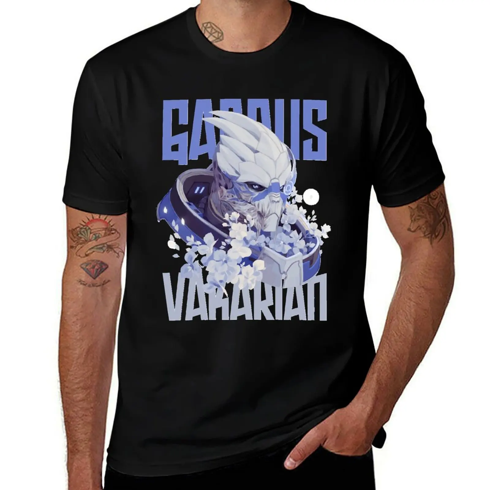 GARRUS VAKARIAN T-Shirt Relaxed Fit Casual Short Sleeve Top T-Shirt
