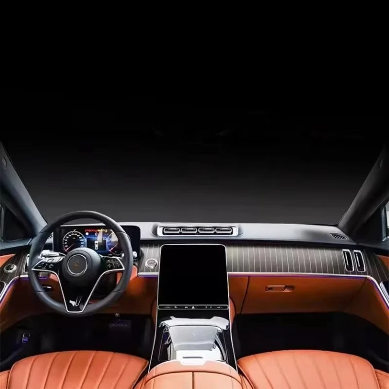 Hot Selling Car Door&Dashboard Decorative Car Modification Peach Wood Decorative Panel for S Class W223