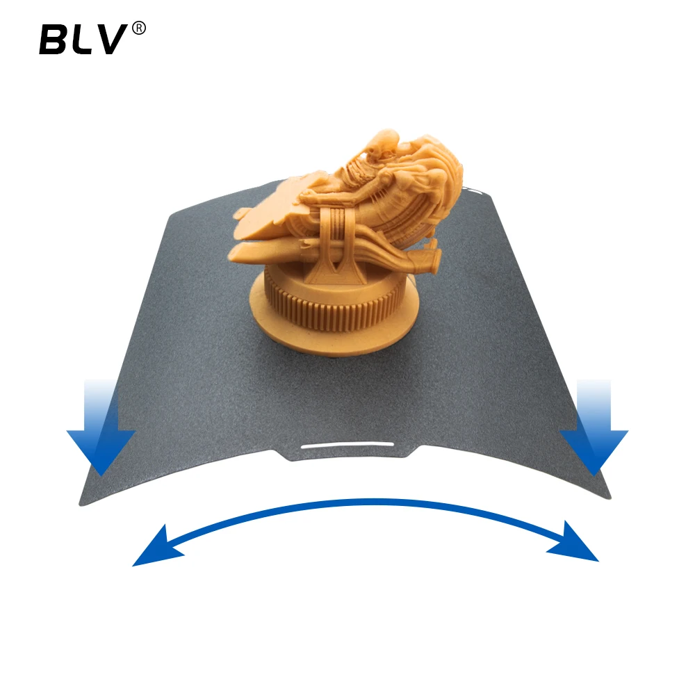 عرض خاص BLV محدود إلى 5 قطع 256 × 256 مم Bambulab A1/P1 لوح فولاذي زنبركي PEI مزدوج الجوانب لـ AMS BMCU 370C #3