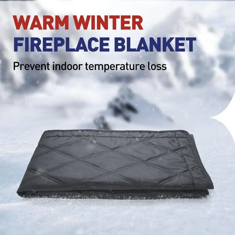 Magnetic Fireplace Cover Fireplace Blanket For Heat Loss Magnetic Fireplace Blanket For Heat Loss Indoor Fireplace Covers