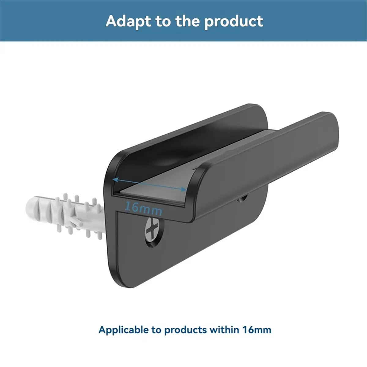 828new Wall Mount Anti-Theft Lock Holder for Tablets, E-Reader, Phone, Adhesive or Screws Install for Cooking Working Relaxing