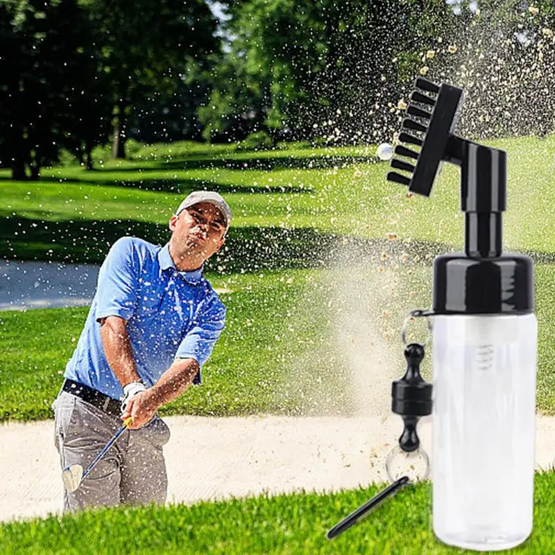 Limpiador de cepillo de Golf, cepillo limpiador de cabeza de palo de Golf portátil, cepillo exfoliante para palos de Golf, limpiador de ranuras, cepillo para palos de Golf