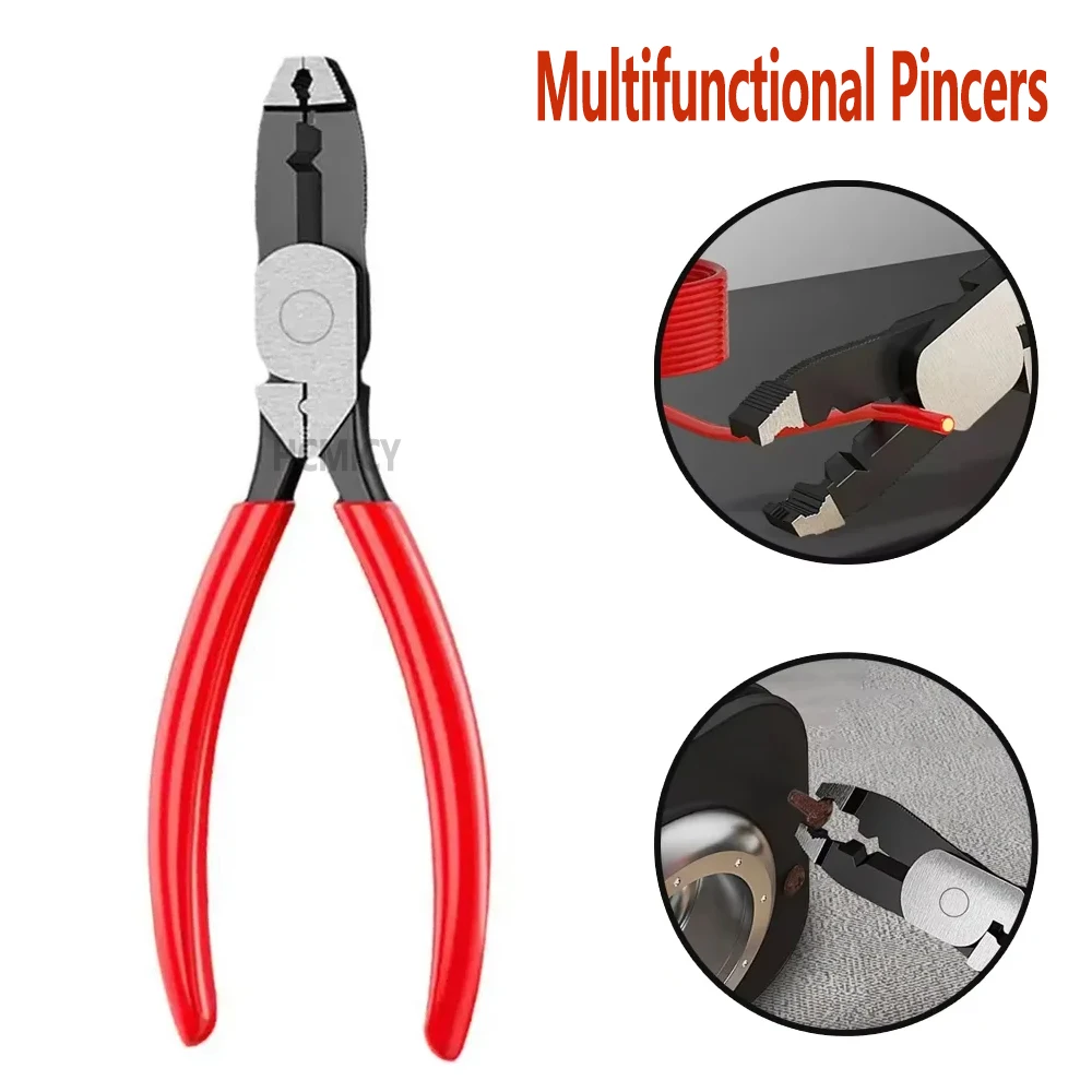 1Pcs Screw Pliers Rusty Wire Removal Pliers Non-Slip Jaws for Quick Extraction of Damaged Stuck or Rusty Screws Hand Tools