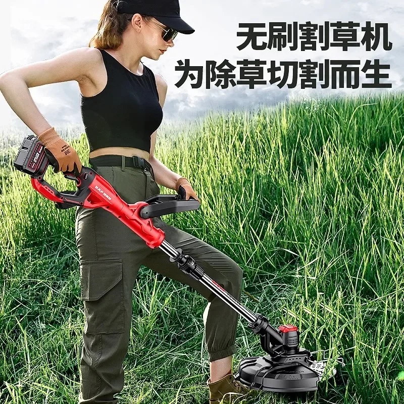 Brushless electric lawn mower handheld hoe