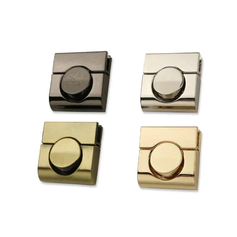 33mm Bag Lock Clasp Twist Lock Buckles DIY Handbag Purse Hardware Closure Bag Parts Replace Accessories