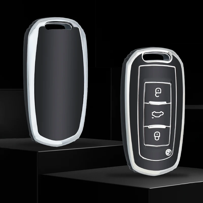 Neue TPU Auto Schlüssel Fall Abdeckung Fob Für Geely Atlas Boyue NL3 EX7 EmgrandX7 EmgrarandX7 SUV GT GC9 Borui Geschützt Shell Zubehör