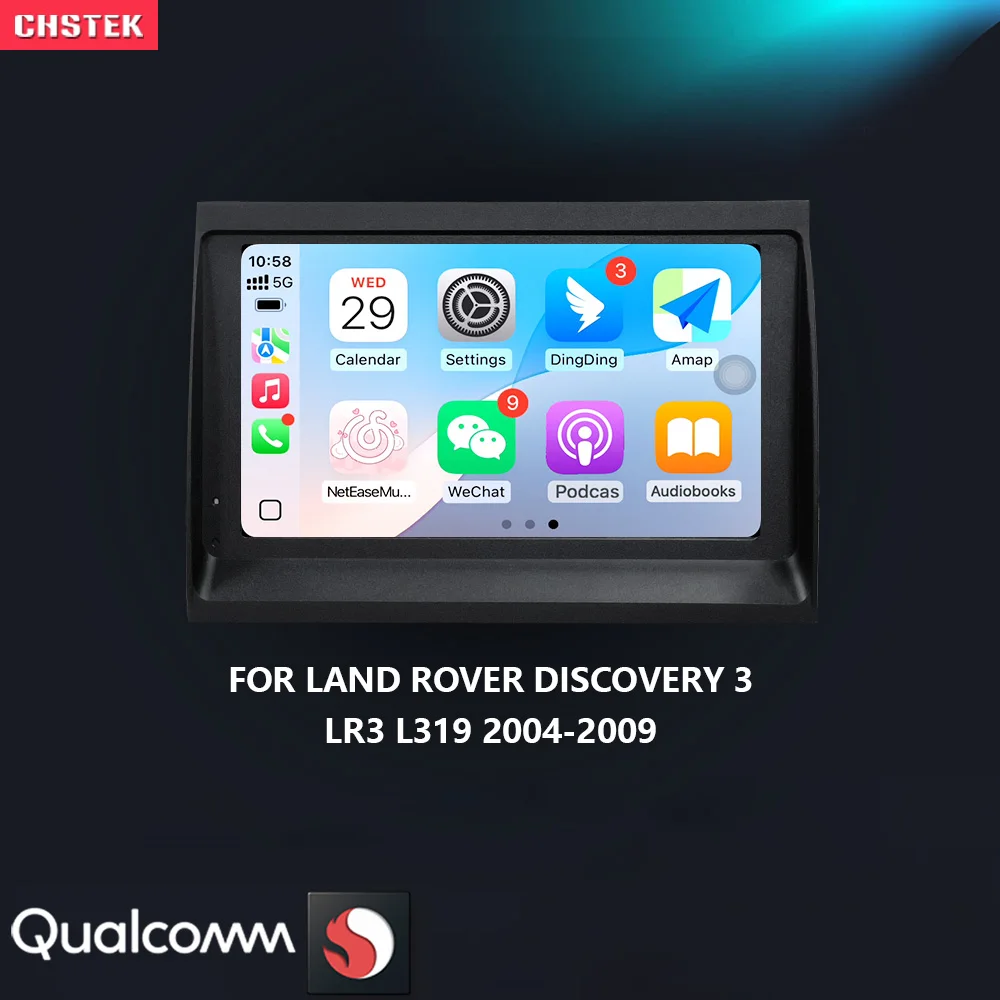 CHSTEK Android 13 Multimedia Player Carplay Navigation Autoradio For Land Rover Discovery 3 LR3 L319 2004-2009 Car Radio WIFI 4G