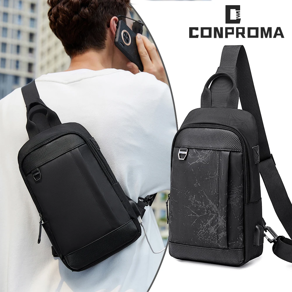 حقيبة كمبيوتر لوحي 9.7 بوصة USB شحن الكتف رسول حقائب مع ثقب سماعة الصدر حقيبة حزمة السفر Crossbody حقيبة رياضية