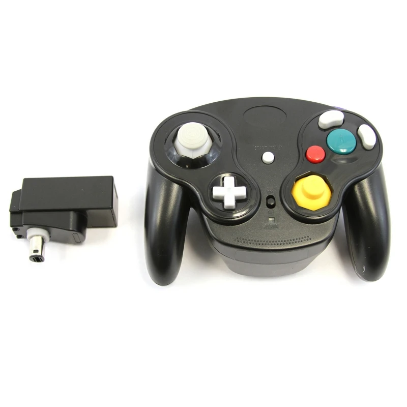 5 kolorów bezprzewodowy pad do gier kontroler do konsoli do gier NGC z adapterem 2.4G gamepadów Joystick do konsoli gra wideo GameCube