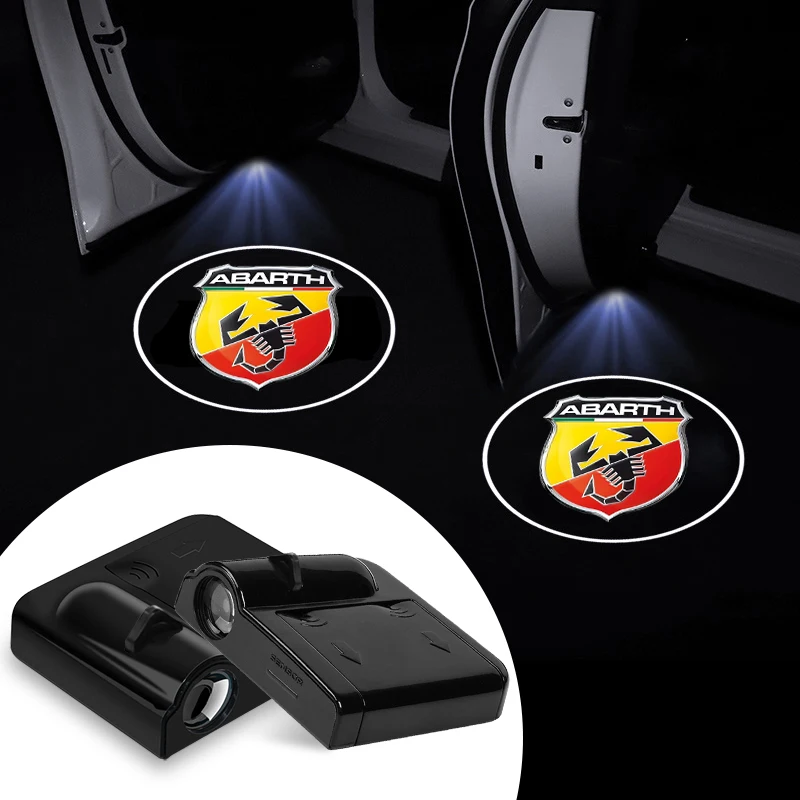 

Эмблема двери автомобиля, светодиодная лампа приветствия, беспроводной лазерный проектор для Abbas Stilo Ducato Palio Bravo Linea Doblo 500 Grande Tipo