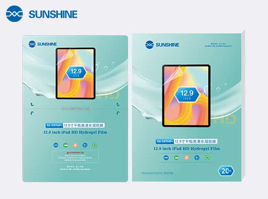 ฟิล์มกันรอยหน้าจอโทรศัพท์มือถือ Sunshine ฟิล์มไฮโดรเจลสําหรับ iPhone, iPad, แท็บเล็ต, 12 นิ้ว, ss-057hp, ss-057p, ss-057pb, ss-057p