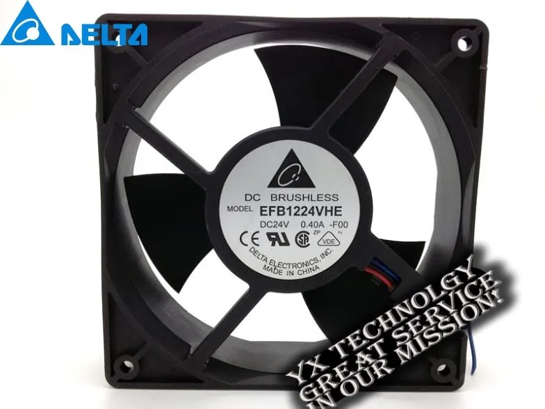 

New 12038 pairs of the inverter ball 12cm 120mm cooling fan speed 24V 0.4A EFB1224VHE 120*120*38mm for delta