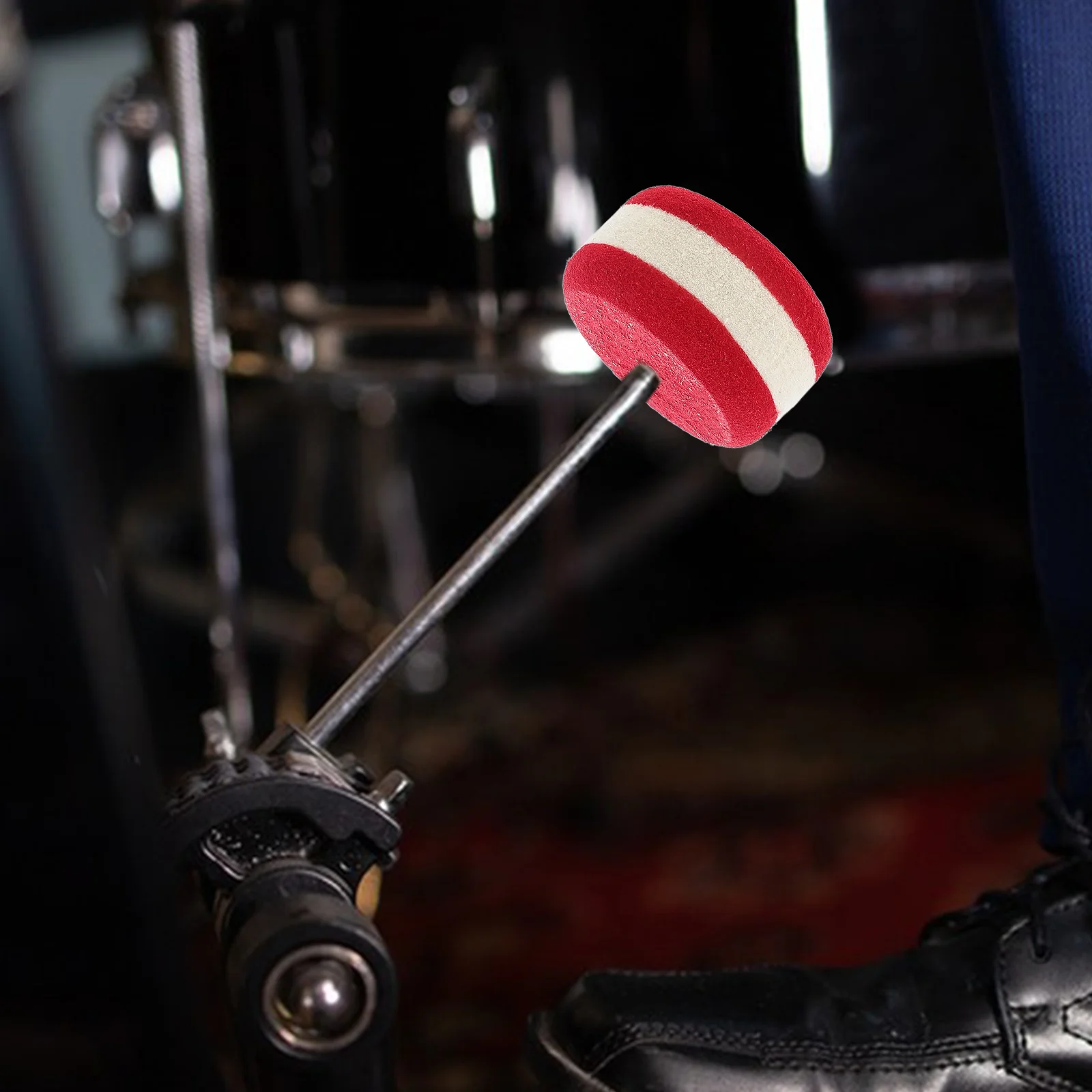 

1pcs Hammer Pad Replacement Durable Felt Head For Pedal Beater Percussion Instrument Accessory Drum Set Part Foot Pedal Heads