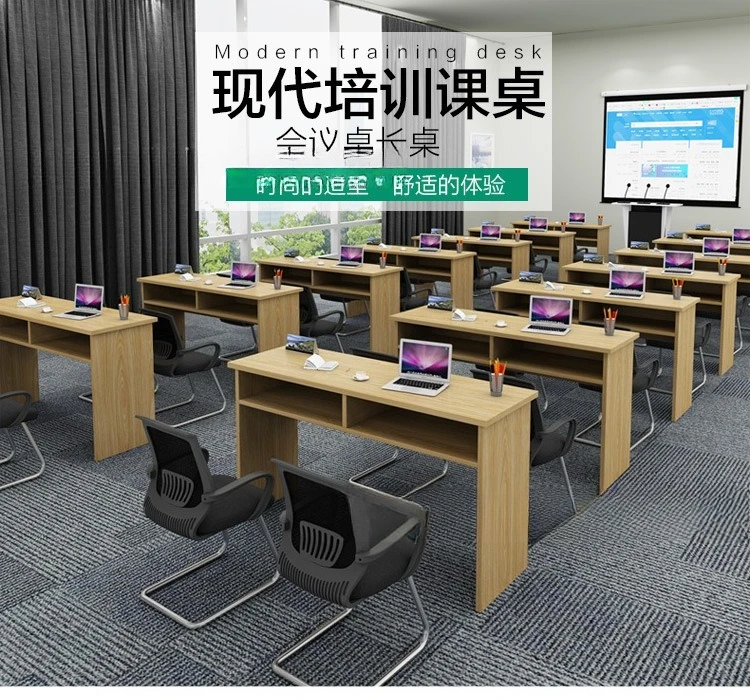 single/triple/desk and chair tutoring class desk and chair combination mobile desk