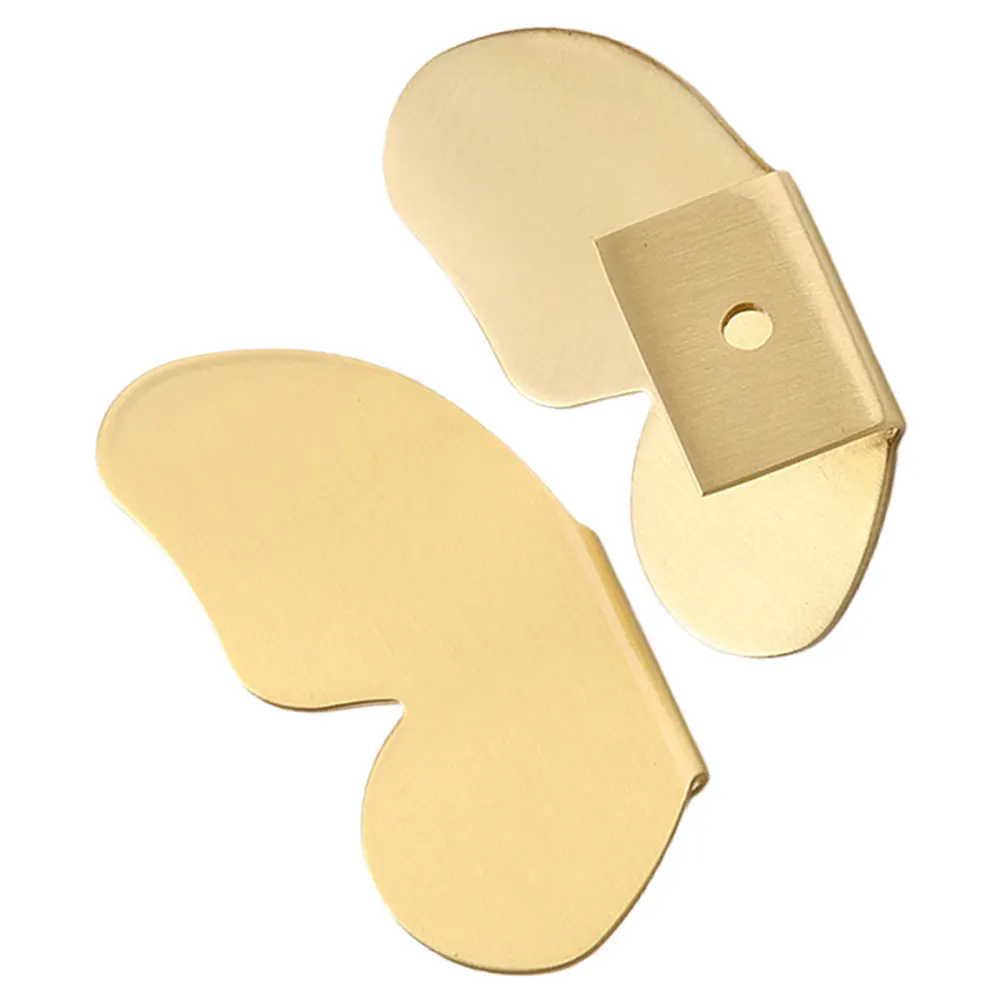 

1 Pair Brass Butterfly Cabinet Door Handles Cupboard Knobs Drawer Pulls Metal Furniture Decorative Closet Grips Dresser Hardware