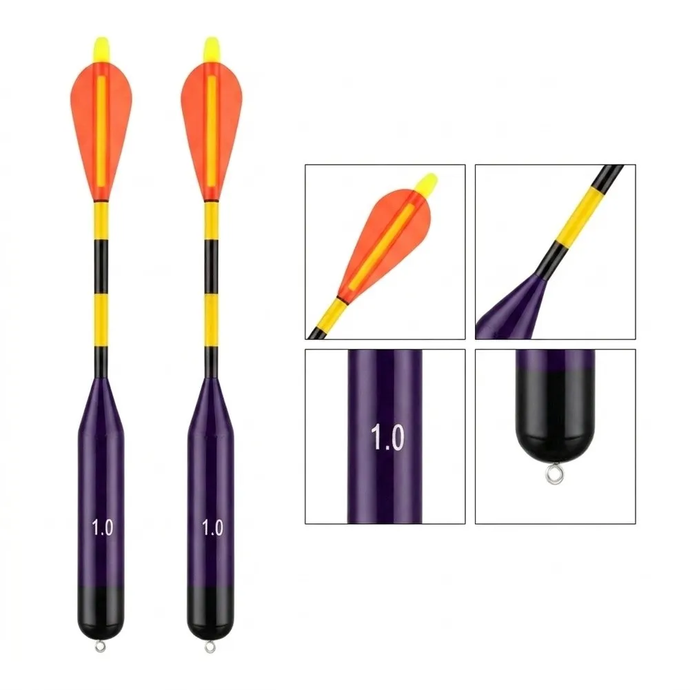 For Sea Fishing Long Distance Casting Float Fishing Float For Night Fishing Built-in Bite Alarm Red Green Glow Light