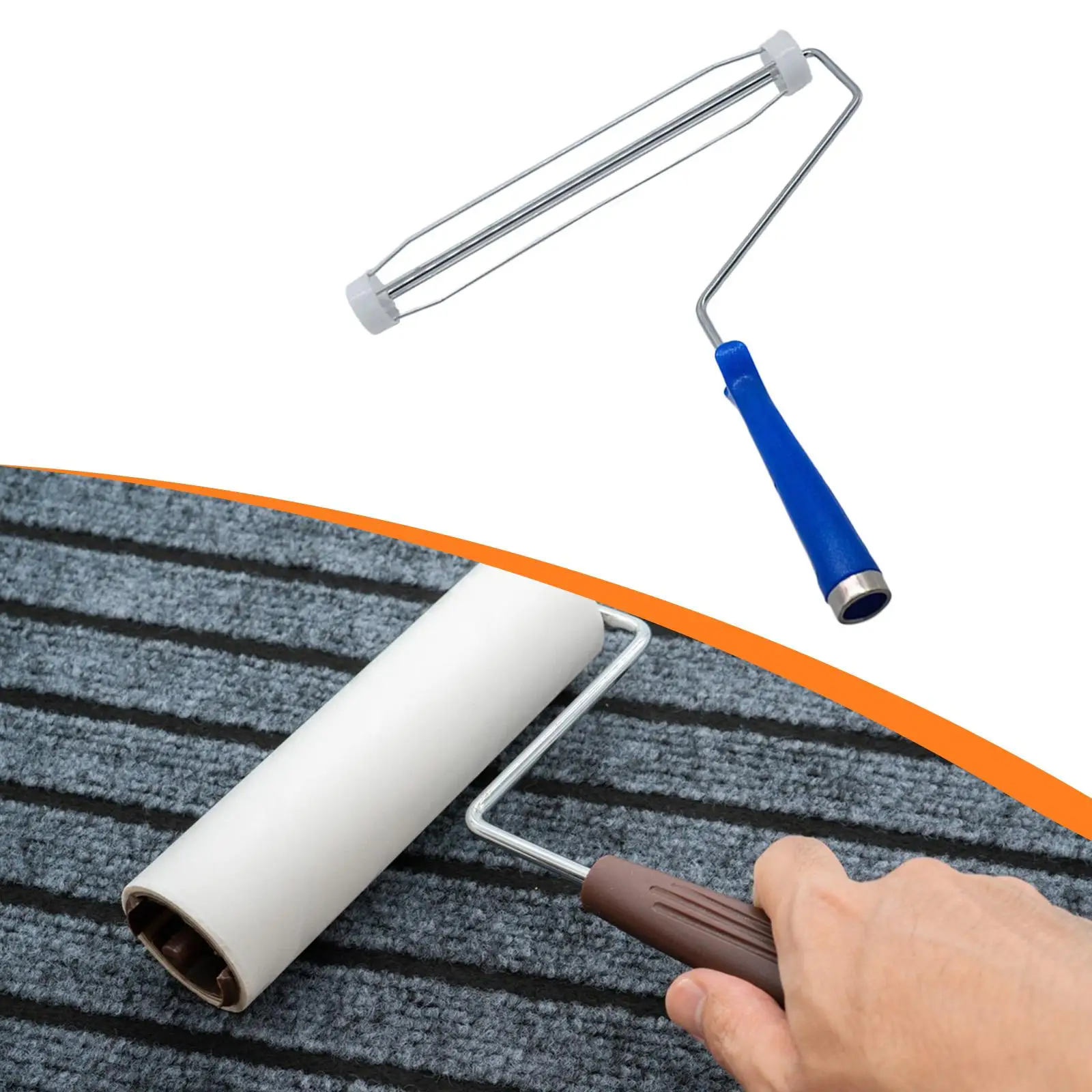 

Ролики для роликовой рамы, клетка, бытовой инструмент, удобный валик для предотвращения скольжения краски, дюймовый валик для стен, потолка, пола, мебели