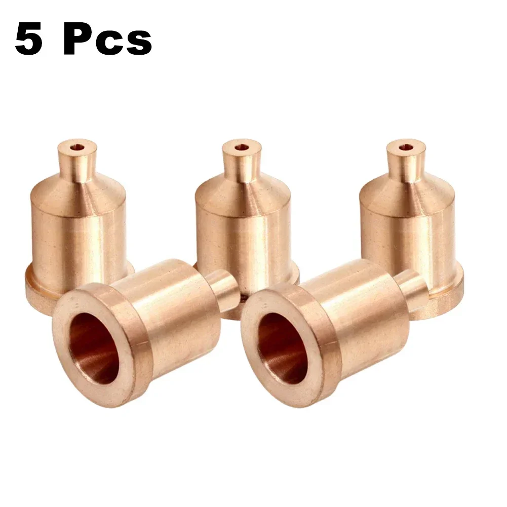 5pcs KP2845-5 Plasma Cutter Contact Tips 1.1mm 40A For LC105 for Tomahawk 1538 High Quality Plasma Cutter Consumables Kit