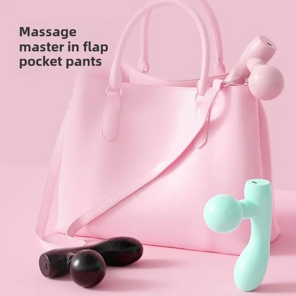 New Mini Fascia Tool Vibrating Fast Rechargeable Dual Head Both Portable Muscle Relaxation Full Body Universal Massage Artifact