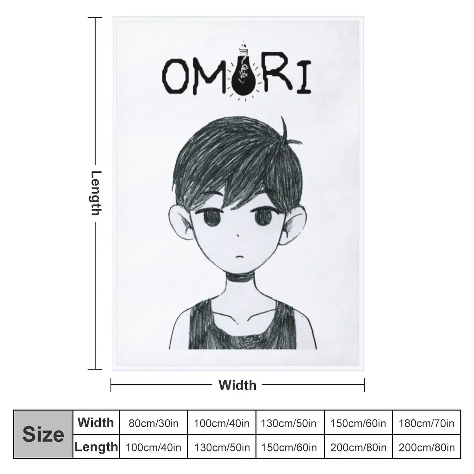omori merch Throw Blanket christmas decoration Comforter Decorative Sofas Bed covers For Baby bed plaid Blankets