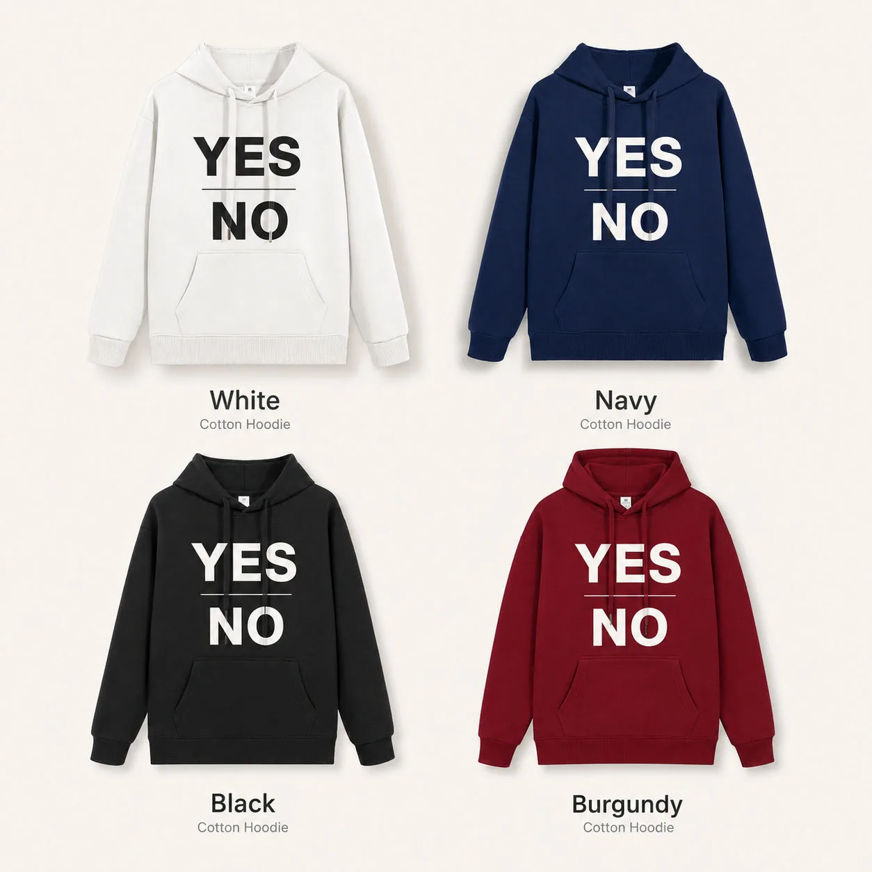 Hoodie For Men Women Bold Text Graphic Pullover Sweatshirt Casual Streetwear Outfit Oversized Long Sleeve Top Fall Winter