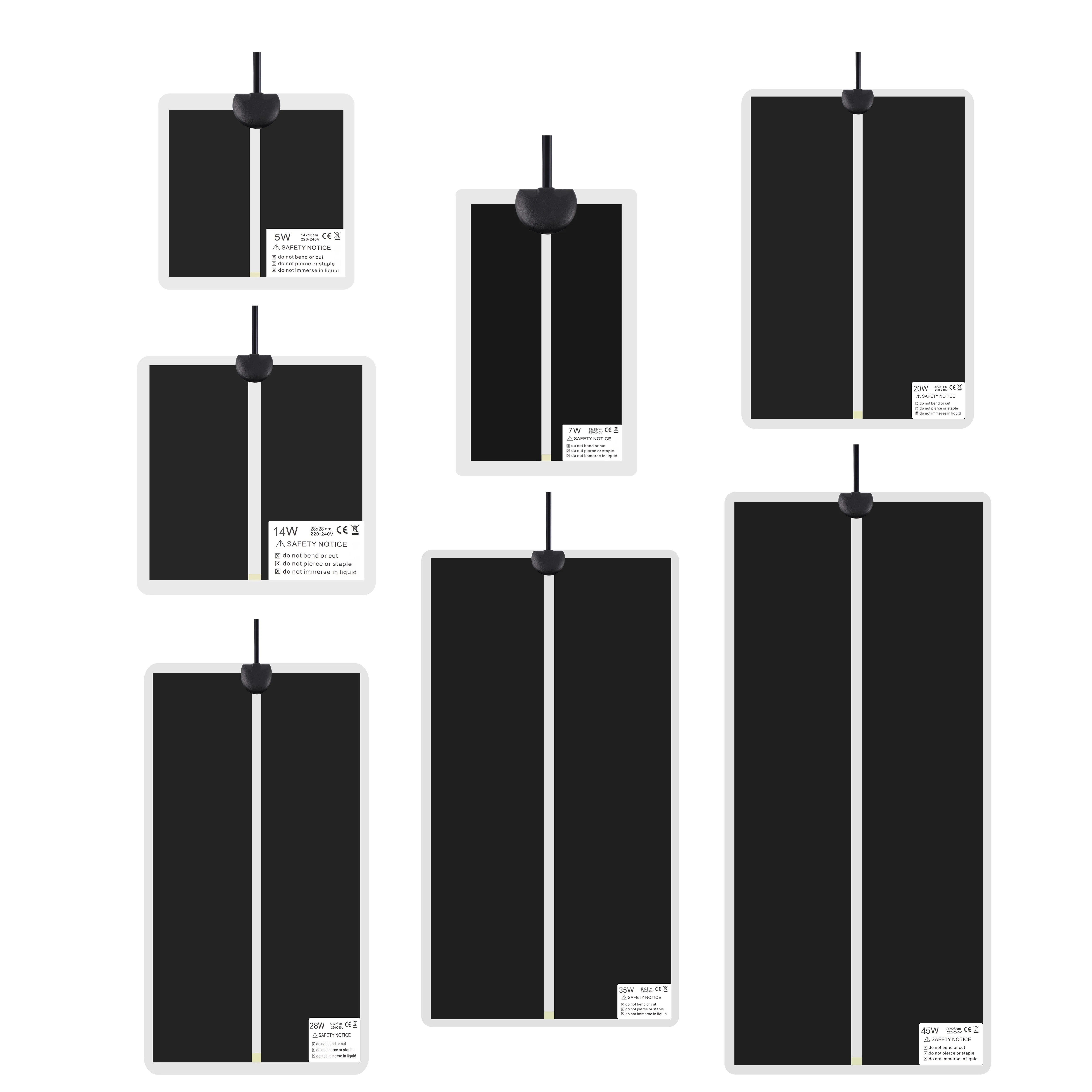 5 ~ 45 W Sämling Wärme Matte 220 V ~ 240 V Pflanze Samen Keimung Vermehrung Warme Pad pflanze Blume Gemüse Winter Anti-kälte Wärme Matte – Detail 7