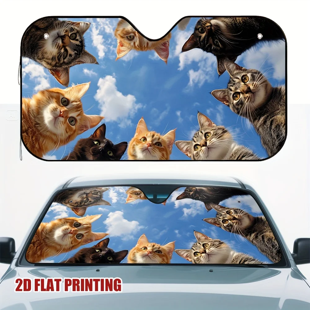 1pc Suspicious Owl Sun Visor for Cars Greatly Reduces Sun Glare Ideal for Daily Commutes and Long-distance Trips