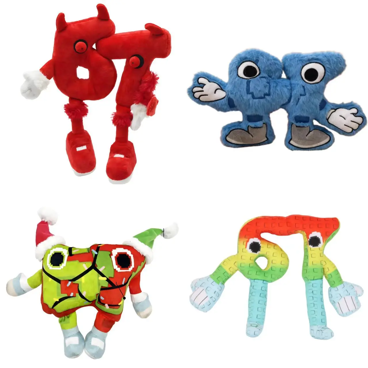 Steal A Brainrot 67 Plush Festive 67 Plush 67 Brainrot Plush
