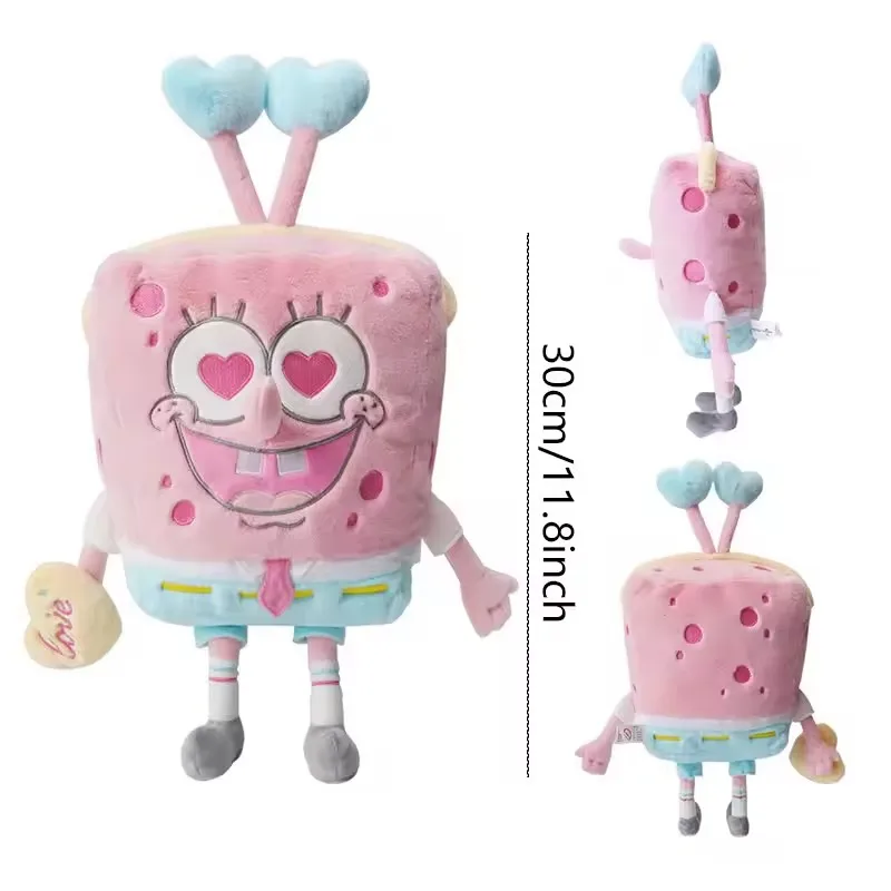Anime Spongebob Squarepants Patrick Star Squidward Eugene H. Krabs Gary Kawaii Cartoon Stuffed Plush Toys Birthday Gift For Kids