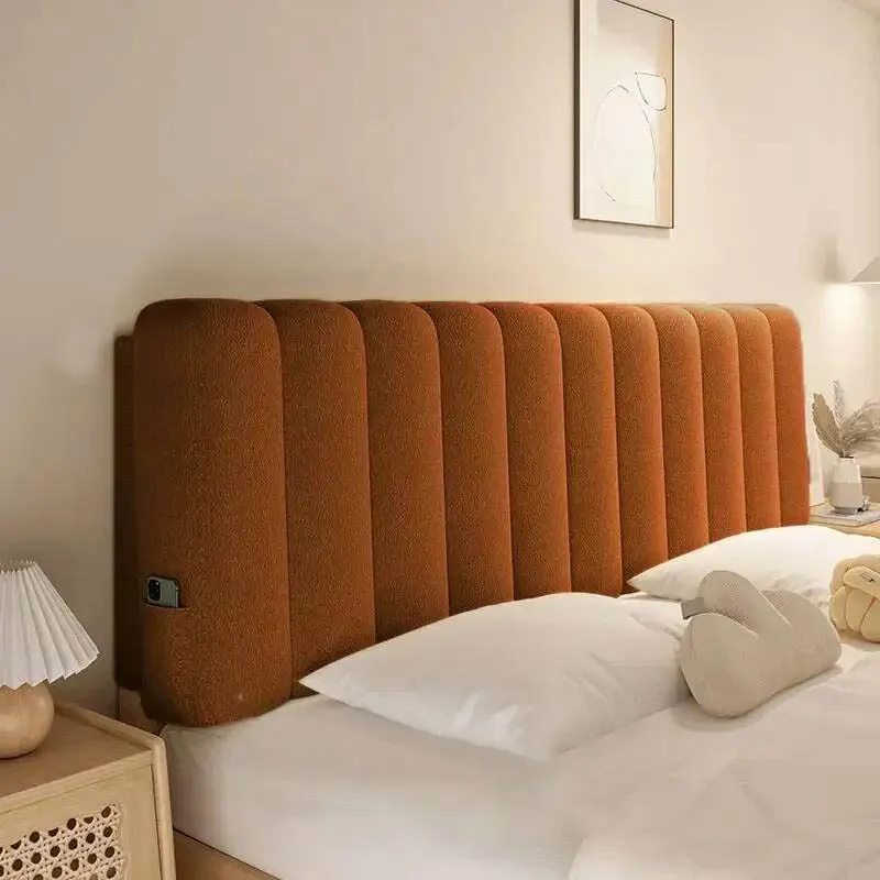 Bed Headboard Upholstered Backrest Headboards Bedroom Tatami Self-adhesive Headboard Anti-collision Cushion Bedroom Furniture Z