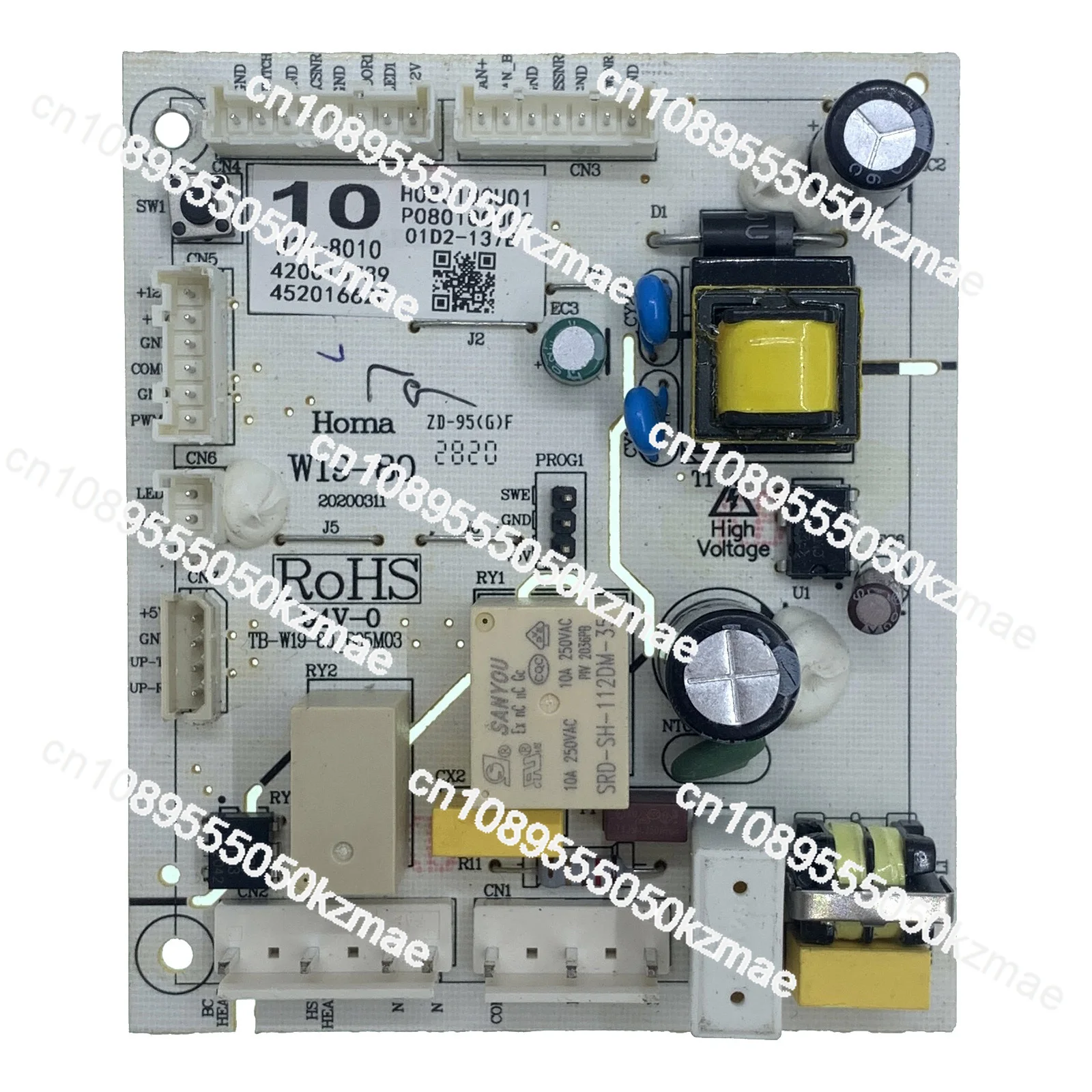 

W19-80 RFN-420NFX refrigerator main power control board, refrigerator repair and replacement PCB circuit board