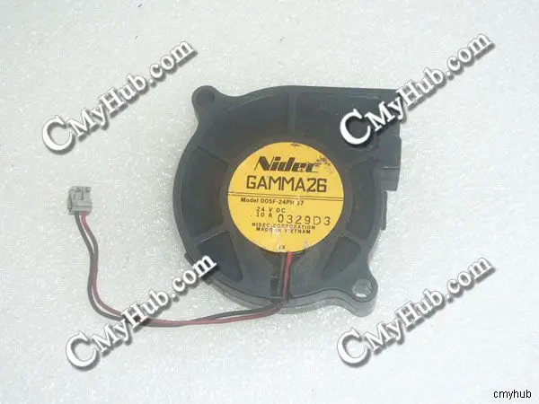 For Nidec D05F-24PH 17 DC24V 0.10A 5015 5CM 50MM 50X50X15MM 2pin Cooling Fan D05F-24PH 17