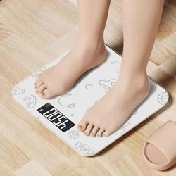 1PC Black Intelligent Electronic Weight Scale, Home Battery Version, Intelligent Digital Bathroom Body Fat Scale, No Battery