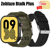 3in1 Wristband for Zeblaze Btalk Plus  Smart watch Strap Band Nylon Canva Belt Screen Protector film