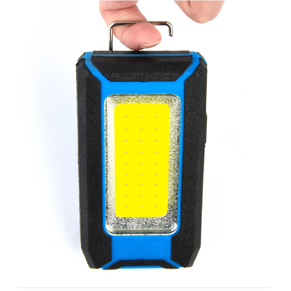 Linterna LED COB potente de 800LM, luz de trabajo recargable por USB, lámpara de inspección, tienda de campaña, lámpara de pared, 3 modos, 3000mAh