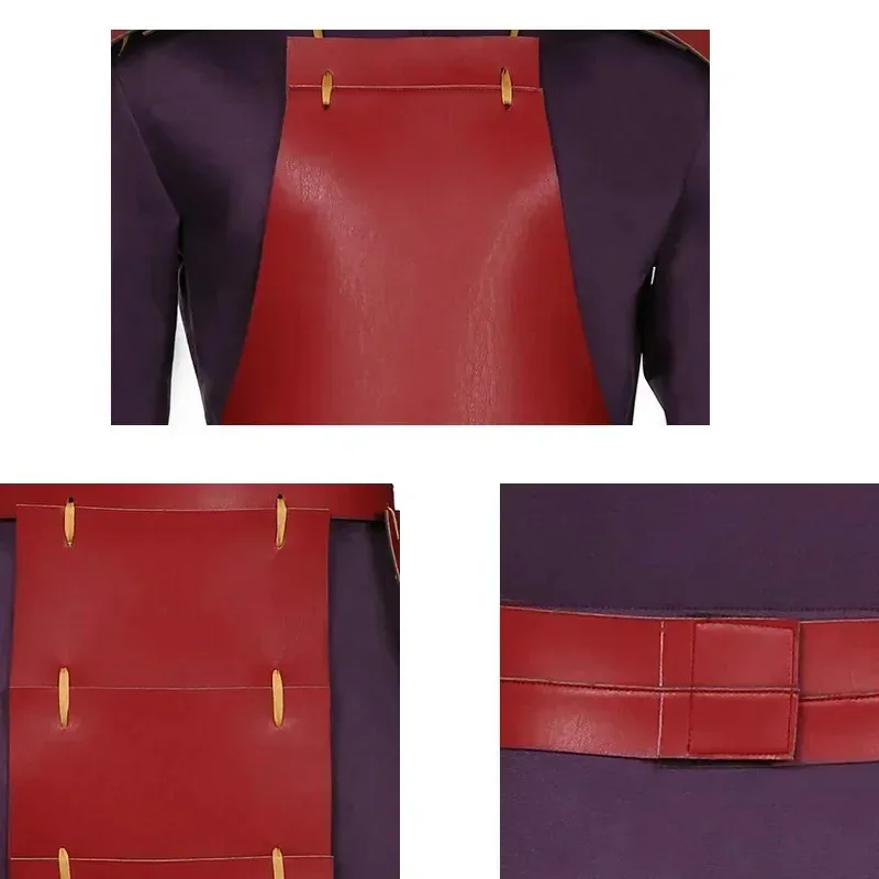 أزياء أنيمي أكاتسوكي اوتشيها مادارا التأثيرية للرجال سراويل بطانة درع بدلة الهالوين أزياء الحفلات