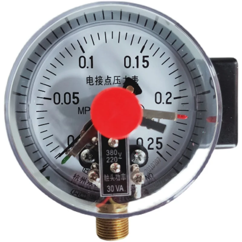 YXC150 control valve magnetic-assisted electric contact pressure gauge 30va 0-0.6mpa Yuchun instrument