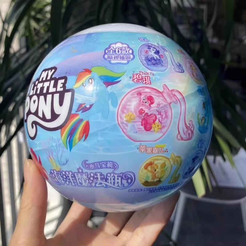 

My Little Pony Ocean Magic Bottle Twilight Sparkle Rainbow Dash Apple Jack Rarity Action Figure Desktop Decoration Children Gift