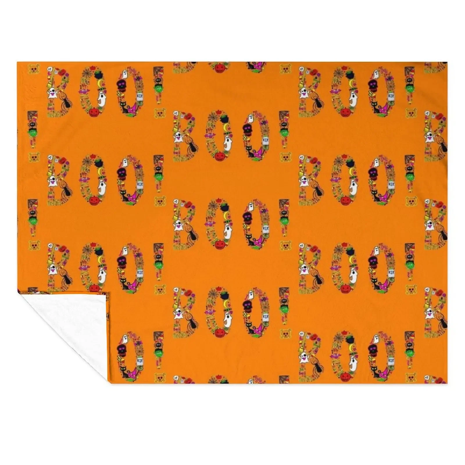 

Boo to You! Throw Blanket Plush Nap Baby Soft Big Blankets