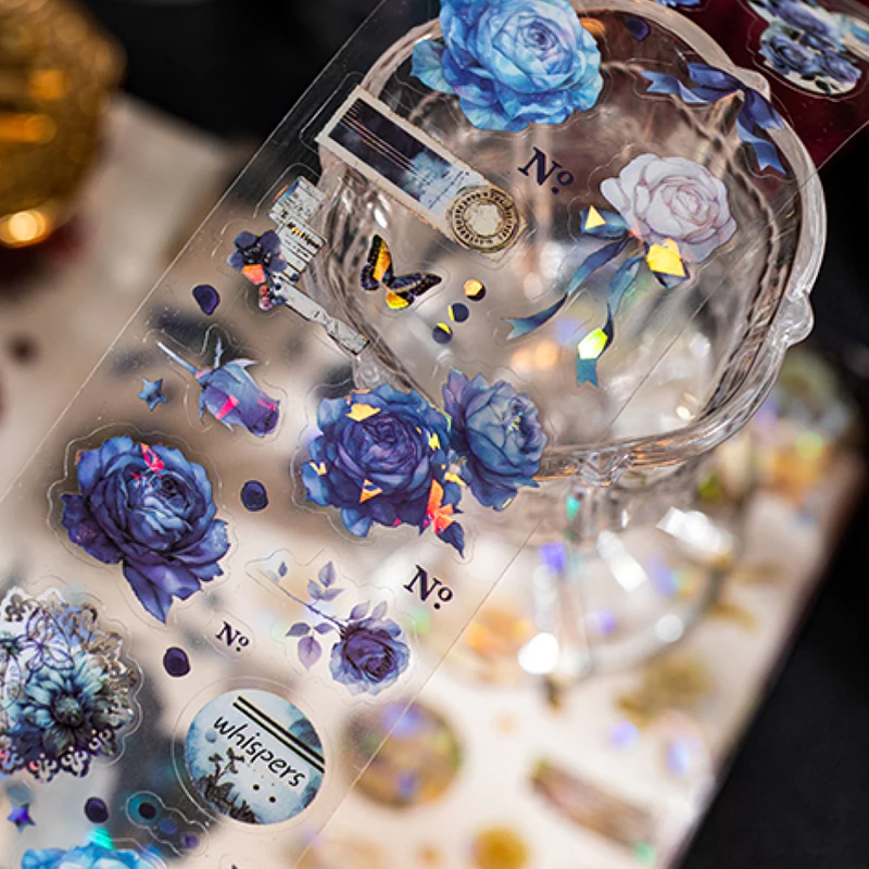 السيد ورقة 2 نمط 2 لفات/حقيبة جزيرة الورد شل ضوء الحيوانات الأليفة يموت قطع الشريط الإبداعية كتيب المواد DIY بها بنفسك سجل القصاصات جراب هاتف مذكرات